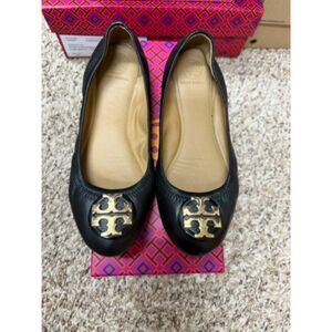 Tory Burch Black Claire 2 Ballet Flat